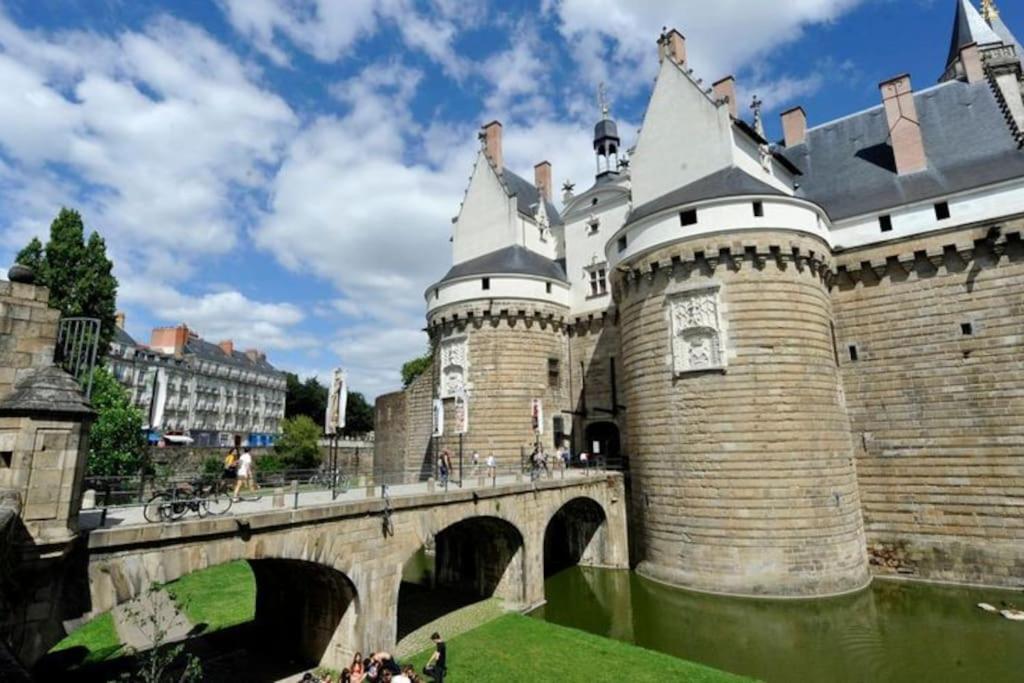 Grande Chambre Independante, Charme, Calme Sur Jardin, Nantes Centre, Acces Prive Par Escalier De L'Immeuble, Sdb & Wc Prives, 10 Minutes Gare Et Palais Des Congres Экстерьер фото